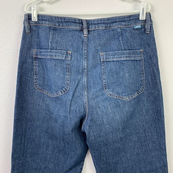 JAG Dark Wash Sophia Wide Leg Trouser Jeans Size 14 / 30 - Picture 6 of 7